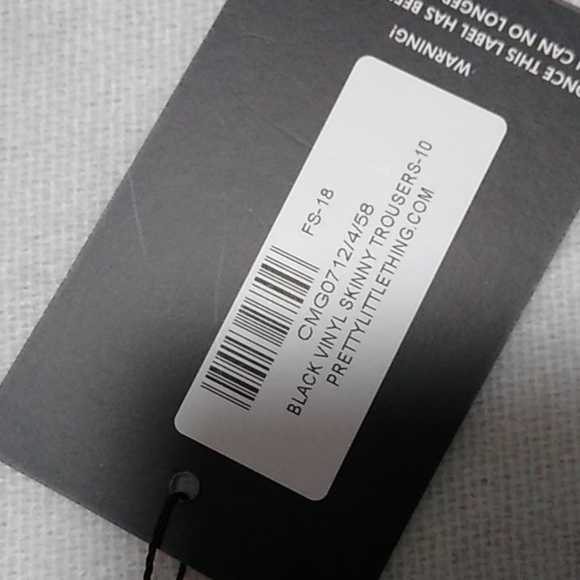 Pretty Little Things vinyl pants - Picture 3 of 4